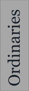 Ordinaries