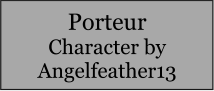 Porteur Character by Angelfeather13