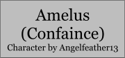 Amelus (Confaince) Character by Angelfeather13