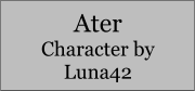 Ater Character by Luna42